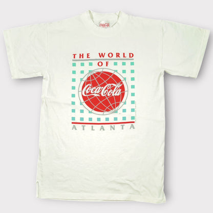 COCA COLA | 1990 THE WORLD OF COCA COLA ATLANTA SINGLE STITCH GRAPHIC TEE (S)