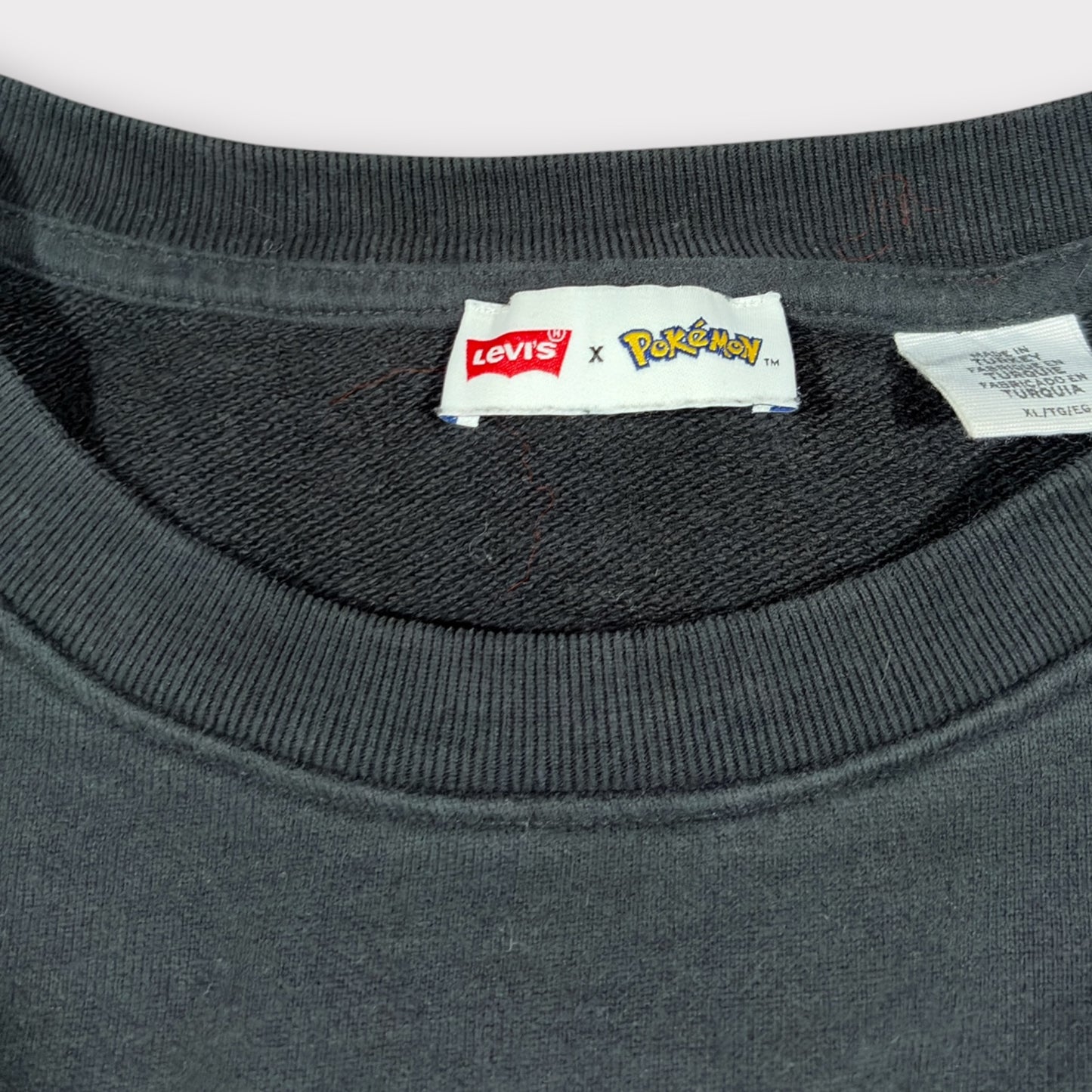 LEVIS X POKEMON | PIKACHU EMBROIDERED SWEATSHIRT (XL)