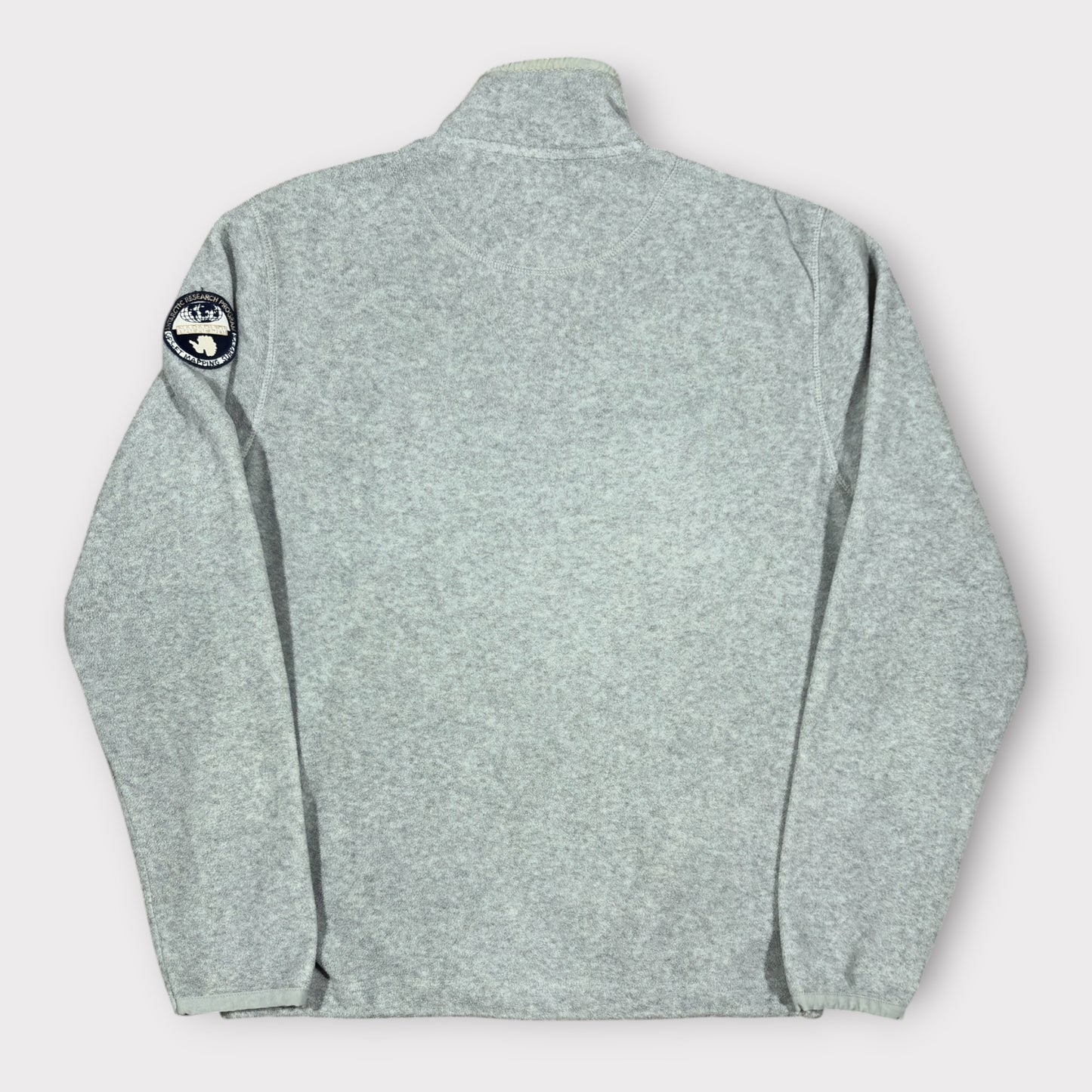NAPAPIJIRI | GREY QUARTER ZIP SWEATSHIRT (XL)