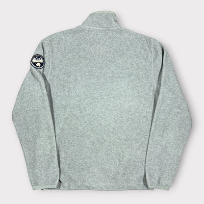NAPAPIJIRI | GREY QUARTER ZIP SWEATSHIRT (XL)