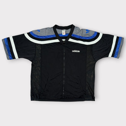 ADIDAS | 1990s MESH ZIP UP SHIRT (L)