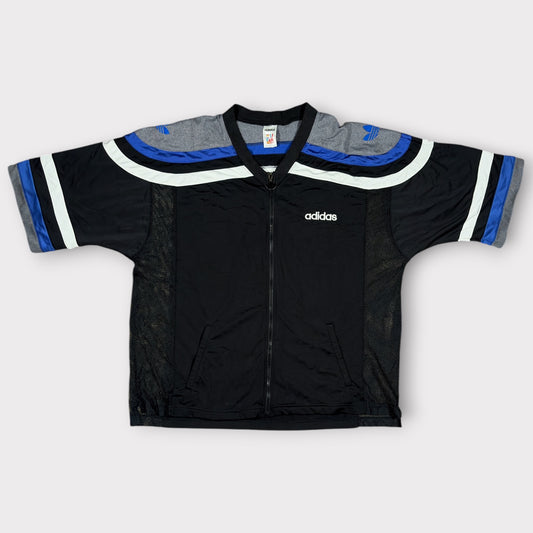 ADIDAS | 1990s MESH ZIP UP SHIRT (L)