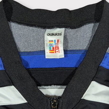 ADIDAS | 1990s MESH ZIP UP SHIRT (L)