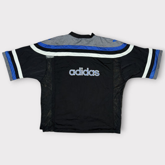 ADIDAS | 1990s MESH ZIP UP SHIRT (L)