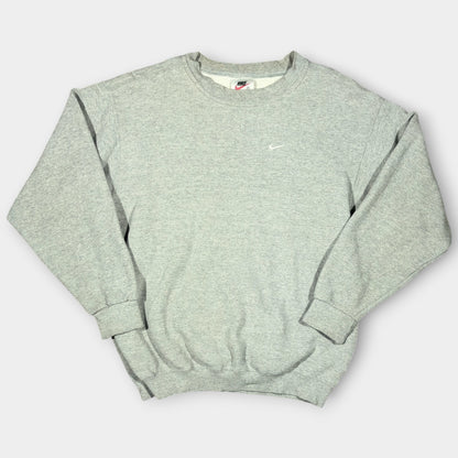 NIKE | GREY PLAIN SWOOSH SWEATSHIRT (M)