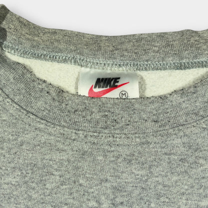 NIKE | GREY PLAIN SWOOSH SWEATSHIRT (M)