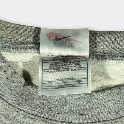 NIKE | GREY PLAIN SWOOSH SWEATSHIRT (M)