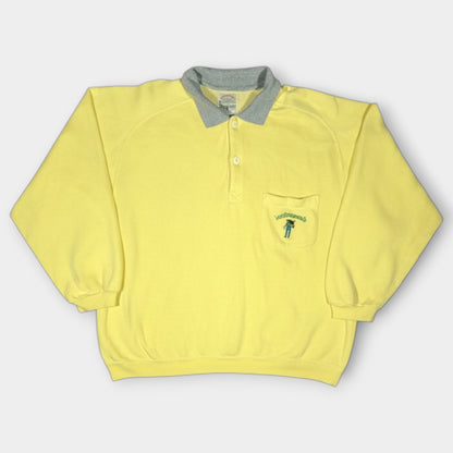 LEVI'S | 1980s YELLOW COLLARED SWEATSHIRT (L)