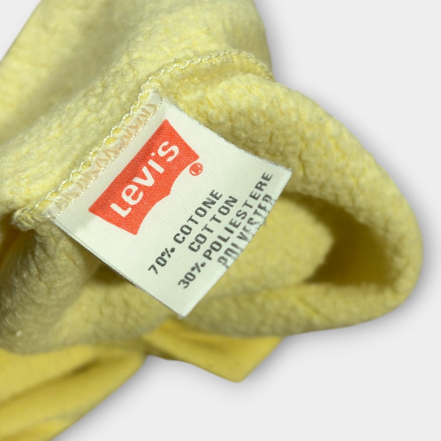 LEVI'S | 1980s YELLOW COLLARED SWEATSHIRT (L)