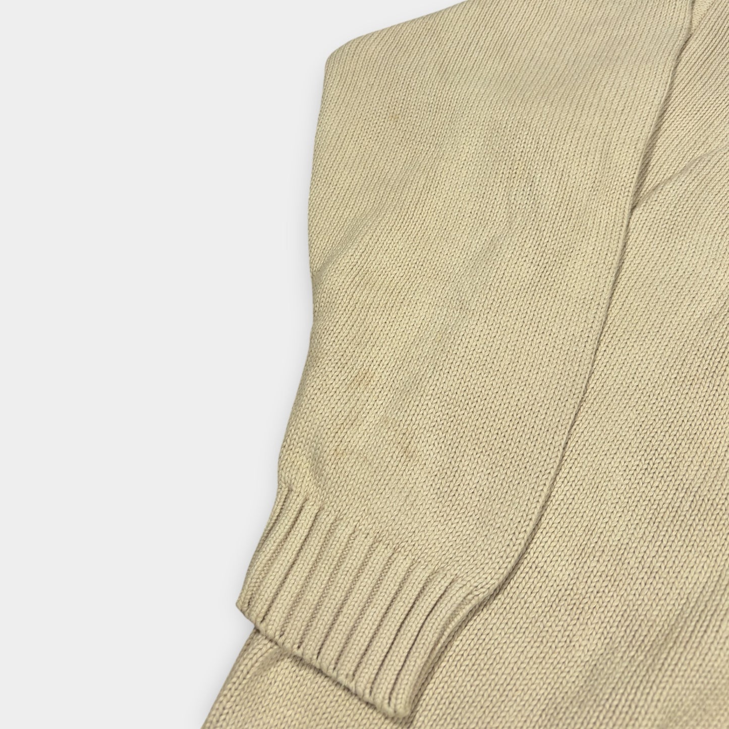 RALPH LAUREN | EMBROIDERED FISHING KNITTED SWEATSHIRT (L)