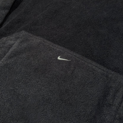 NIKE | DARK GREY FLEECED SPELLOUT HOODIE (XXL)