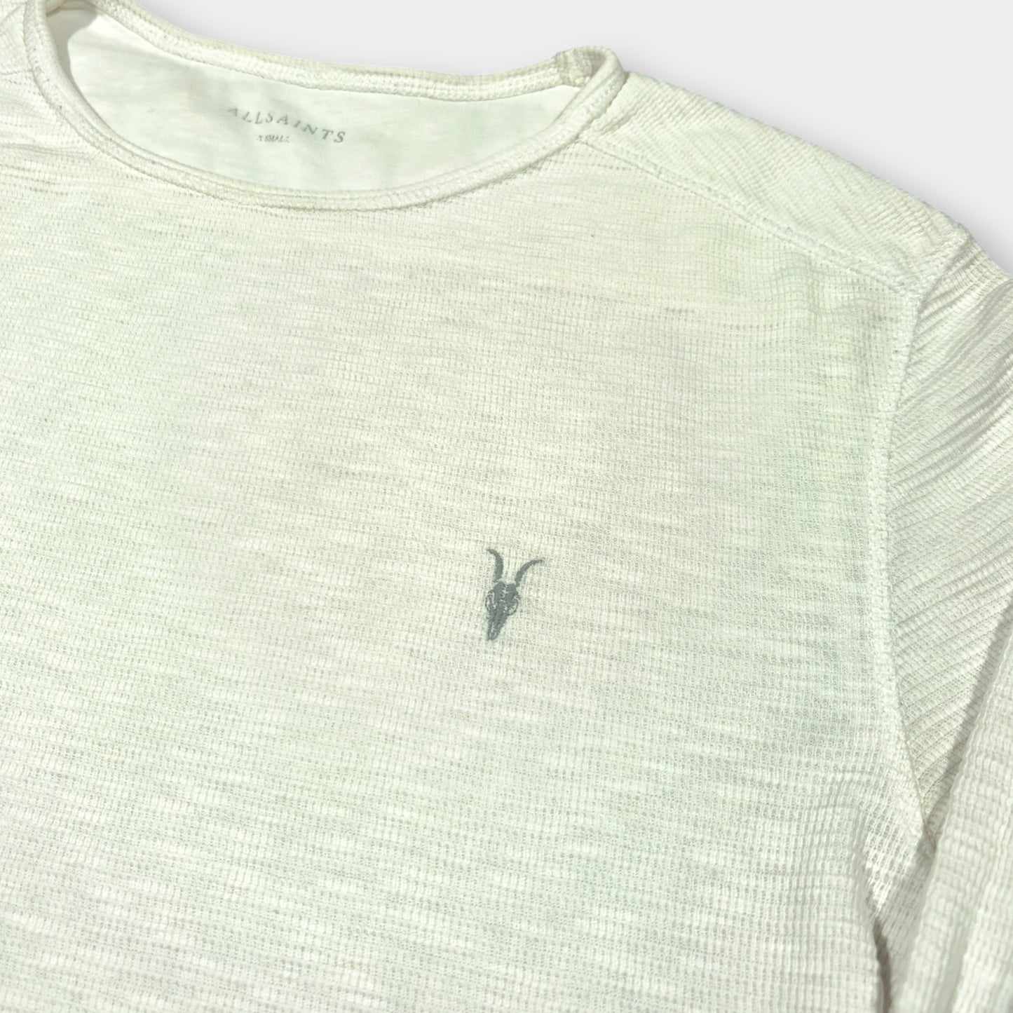 ALLSAINTS | KNITTED LONG SLEEVED T-SHIRT (XS)