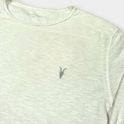 ALLSAINTS | KNITTED LONG SLEEVED T-SHIRT (XS)