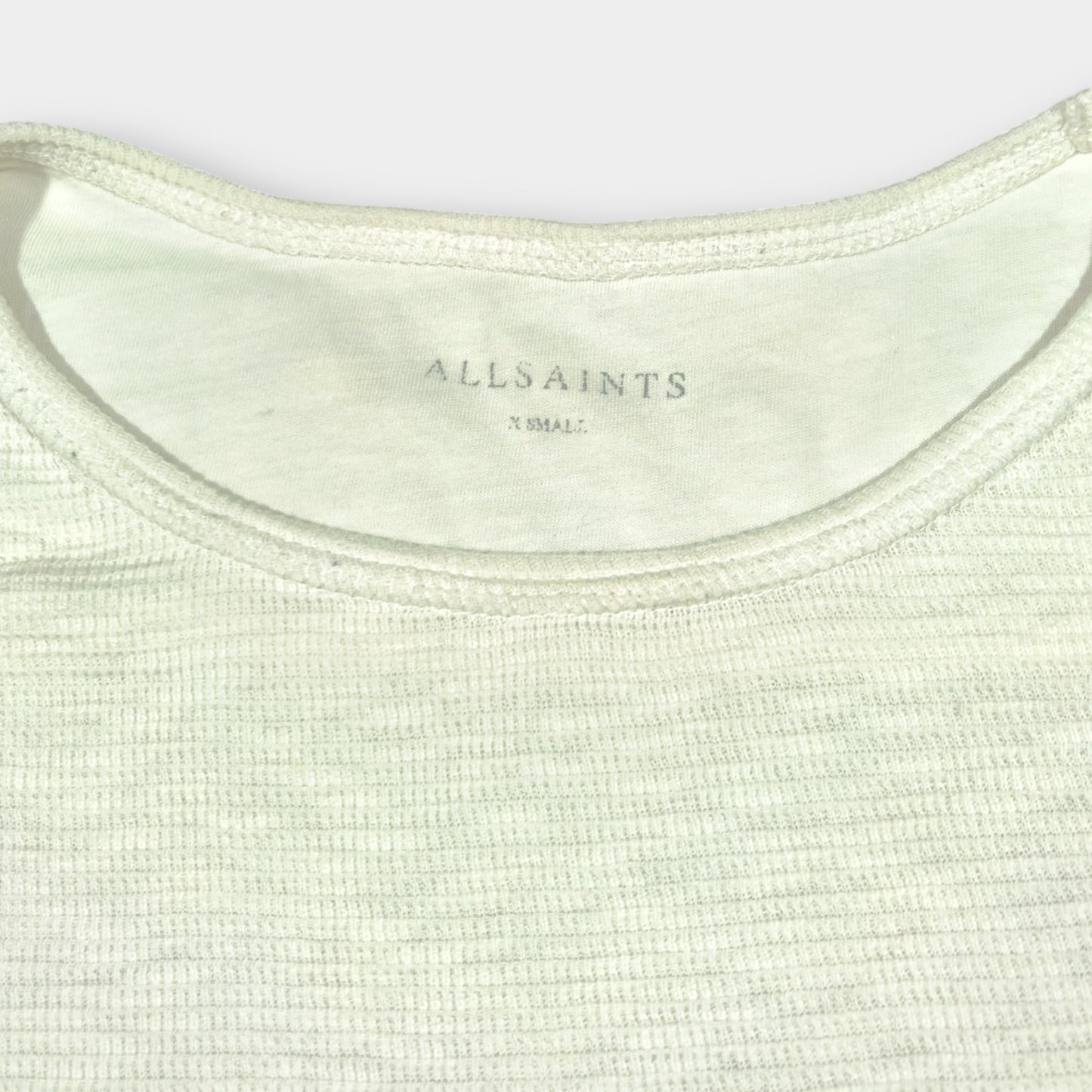 ALLSAINTS | KNITTED LONG SLEEVED T-SHIRT (XS)