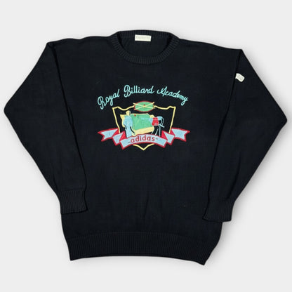 ADIDAS | 80s BILLARDS NAVY KNITTED SWEATSHIRT (50)