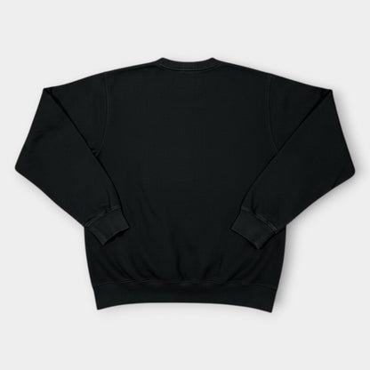 STUSSY | BLACK GOTHIC SPELLOUT SWEATSHIRT (M)