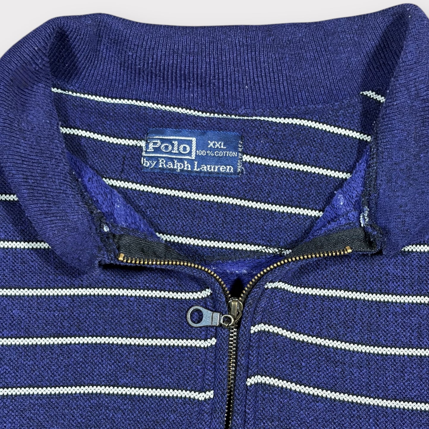 POLO RALPH LAUREN 90s QUARTER ZIP SWEATSHIRT (XXL)