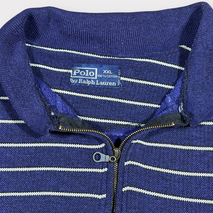 POLO RALPH LAUREN 90s QUARTER ZIP SWEATSHIRT (XXL)
