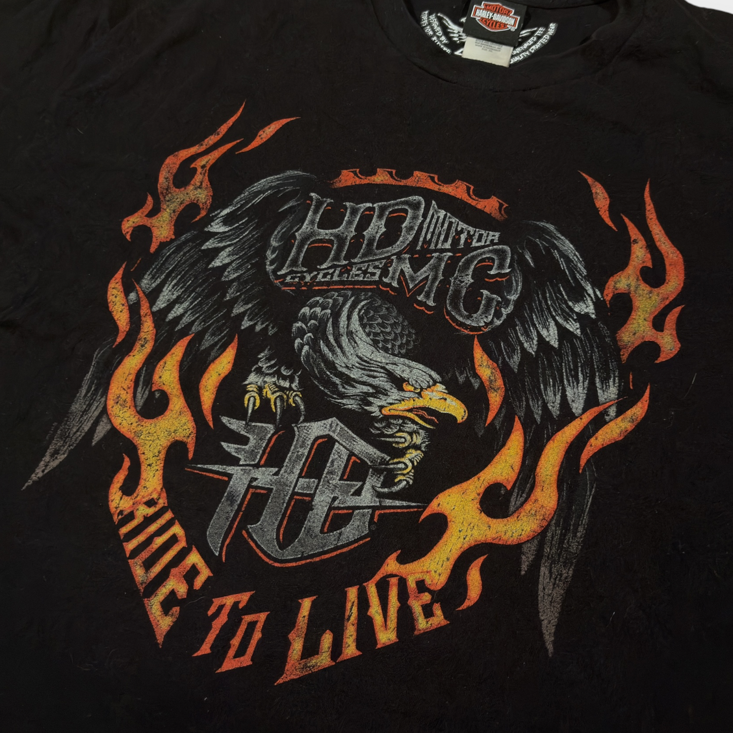 HARLEY DAVIDSON | 2013 ERFURT' 'THÜRINGEN, GERMANY' BLACK GRAPHIC TEE (3XXL)