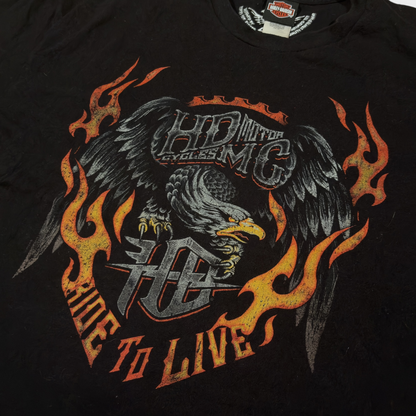 HARLEY DAVIDSON | 2013 ERFURT' 'THÜRINGEN, GERMANY' BLACK GRAPHIC TEE (3XXL)