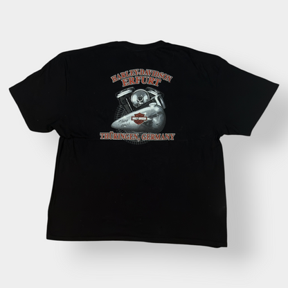 HARLEY DAVIDSON | 2013 ERFURT' 'THÜRINGEN, GERMANY' BLACK GRAPHIC TEE (3XXL)