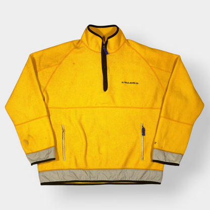 RALPH LAUREN | POLO JEANS YELLOW QUARTER ZIP SWEATSHIRT (L)