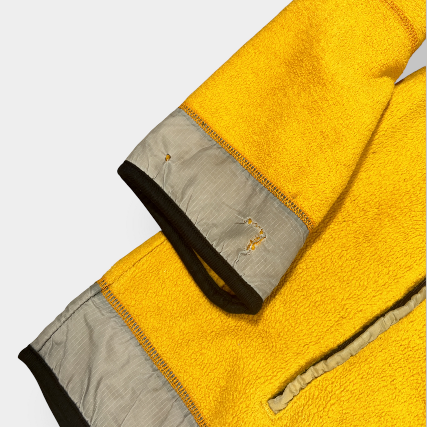 RALPH LAUREN | POLO JEANS YELLOW QUARTER ZIP SWEATSHIRT (L)