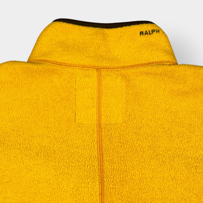 RALPH LAUREN | POLO JEANS YELLOW QUARTER ZIP SWEATSHIRT (L)