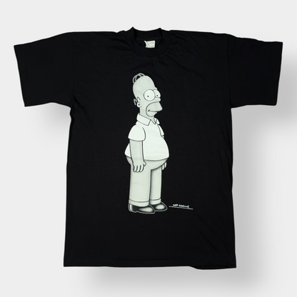 SCREEN STARS | THE SIMPSONS 1998 BLACK HOMER SIMPSON GRAPHIC TEE (L)