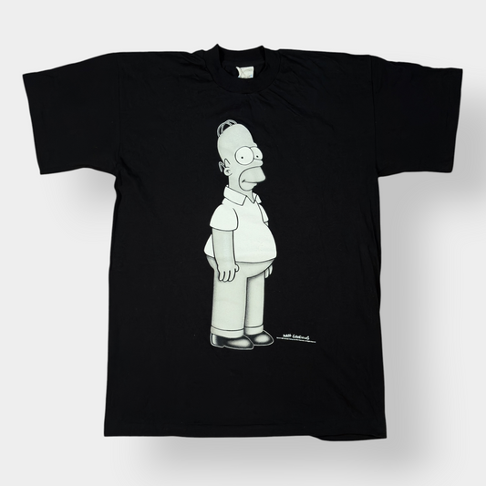 SCREEN STARS | THE SIMPSONS 1998 BLACK HOMER SIMPSON GRAPHIC TEE (L)