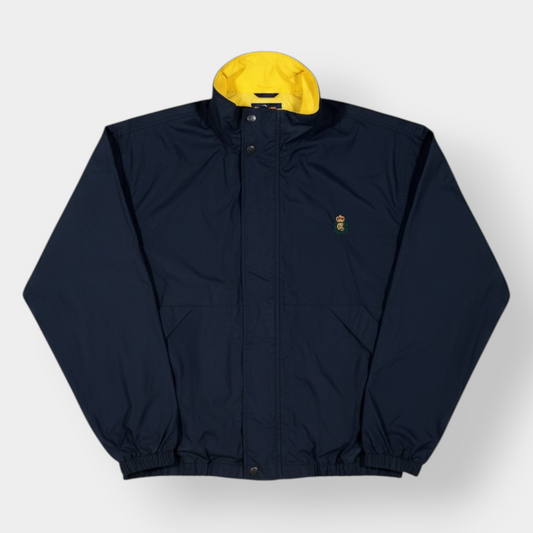 CHAPS RALPH LAUREN | 90s VINTAGE NAVY HARRINGTON JACKET (XL)