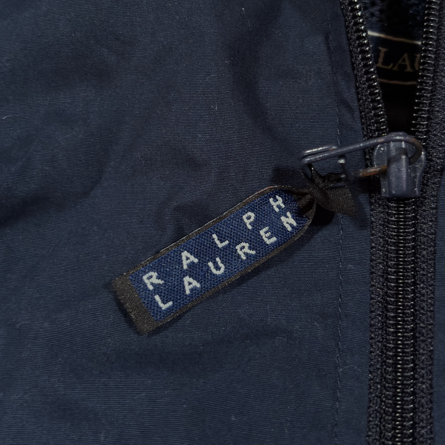CHAPS RALPH LAUREN | 90s VINTAGE NAVY HARRINGTON JACKET (XL)