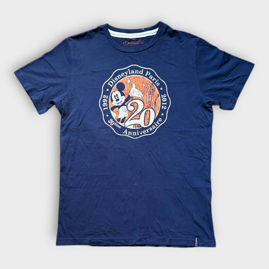 DISNEY 20th ANNIVERSARY 2012 GRAPHIC PRINT TEE (M)