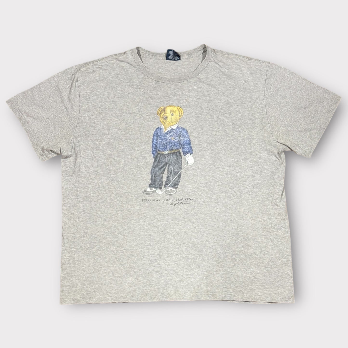POLO RALPH LAUREN TEDDY BEAR GRAPHIC TEE (XL)