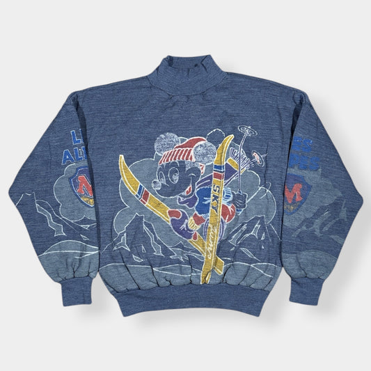 DISNEY | 1970s VINTAGE LES ALPES MICKEY MOUSE SWEATSHIRT (M)