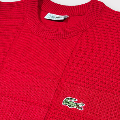 LACOSTE CHEMISE 90s VINTAGE KNIT JUMPER (M)