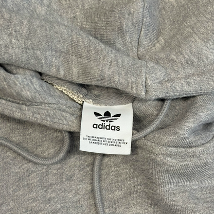 ADIDAS | 2010s GREY TREFOIL LOGO HOODIE (4XL)