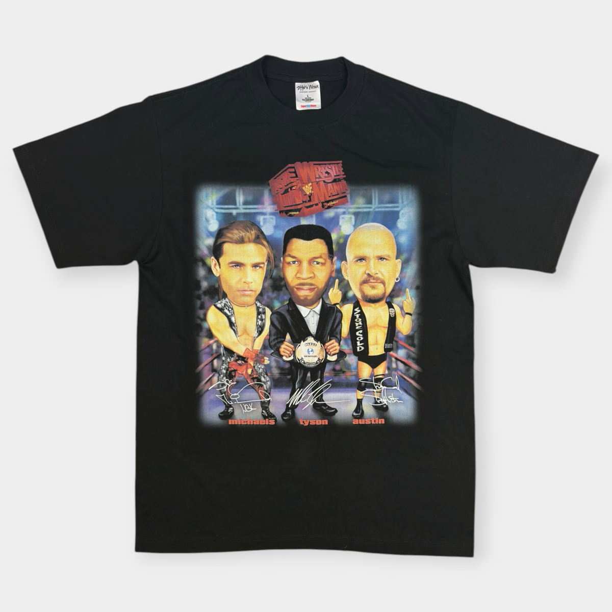 WWF | WRESTLEMANIA X GRAPHIC WRESTLING TEE (L)