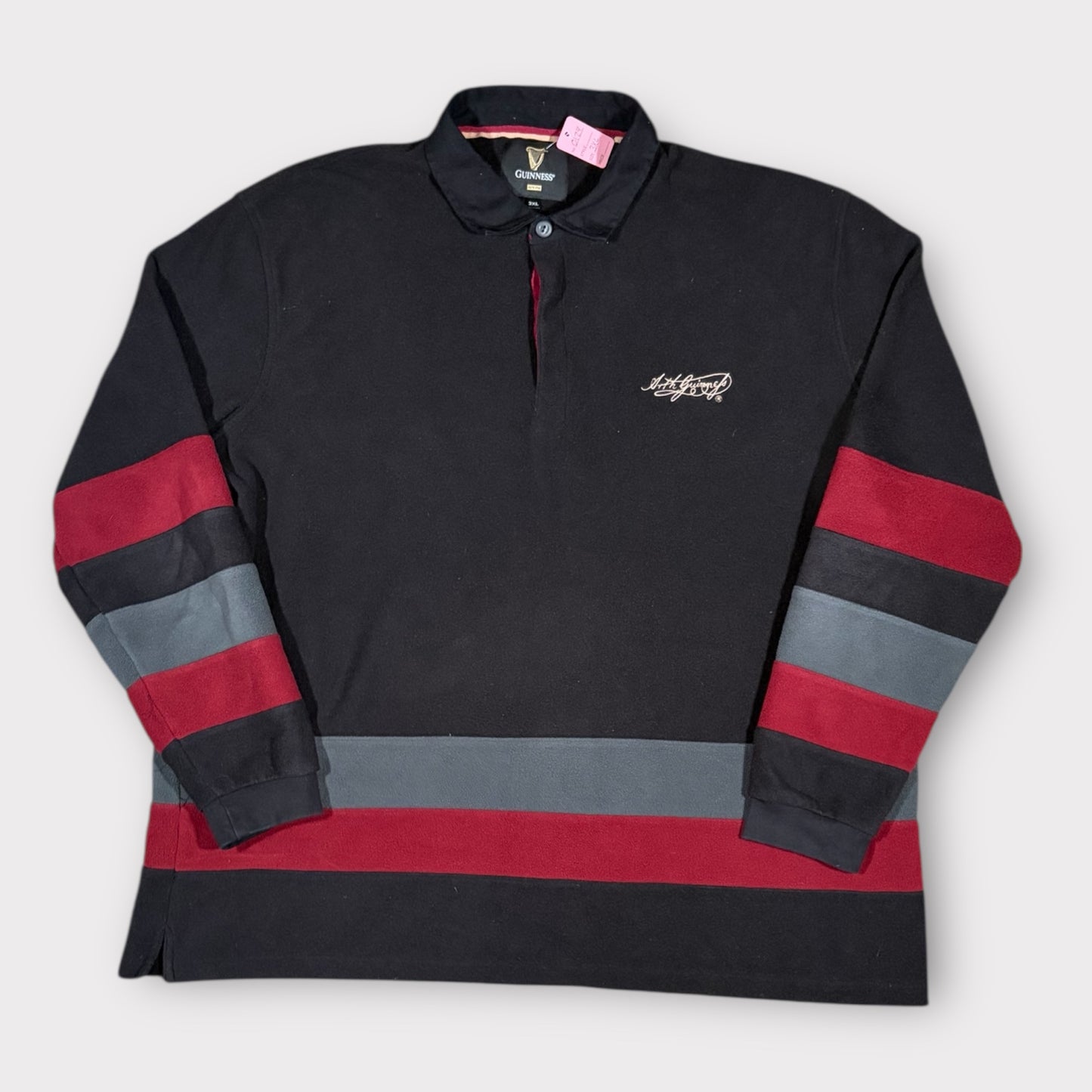 GUINNESS FLEECED RUGBY SHIRT (3XL)