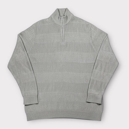 CHAPS RALPH LAUREN 1/4 ZIP KNIT (L)