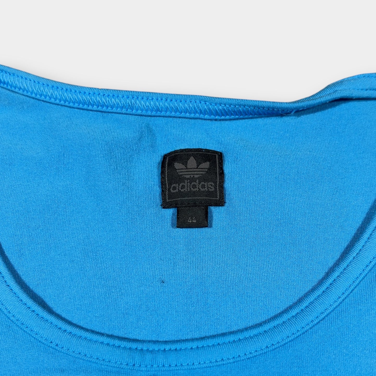 ADIDAS | BLUE TREFOIL VINTAGE THREE STRIPE TANK TOP (44)