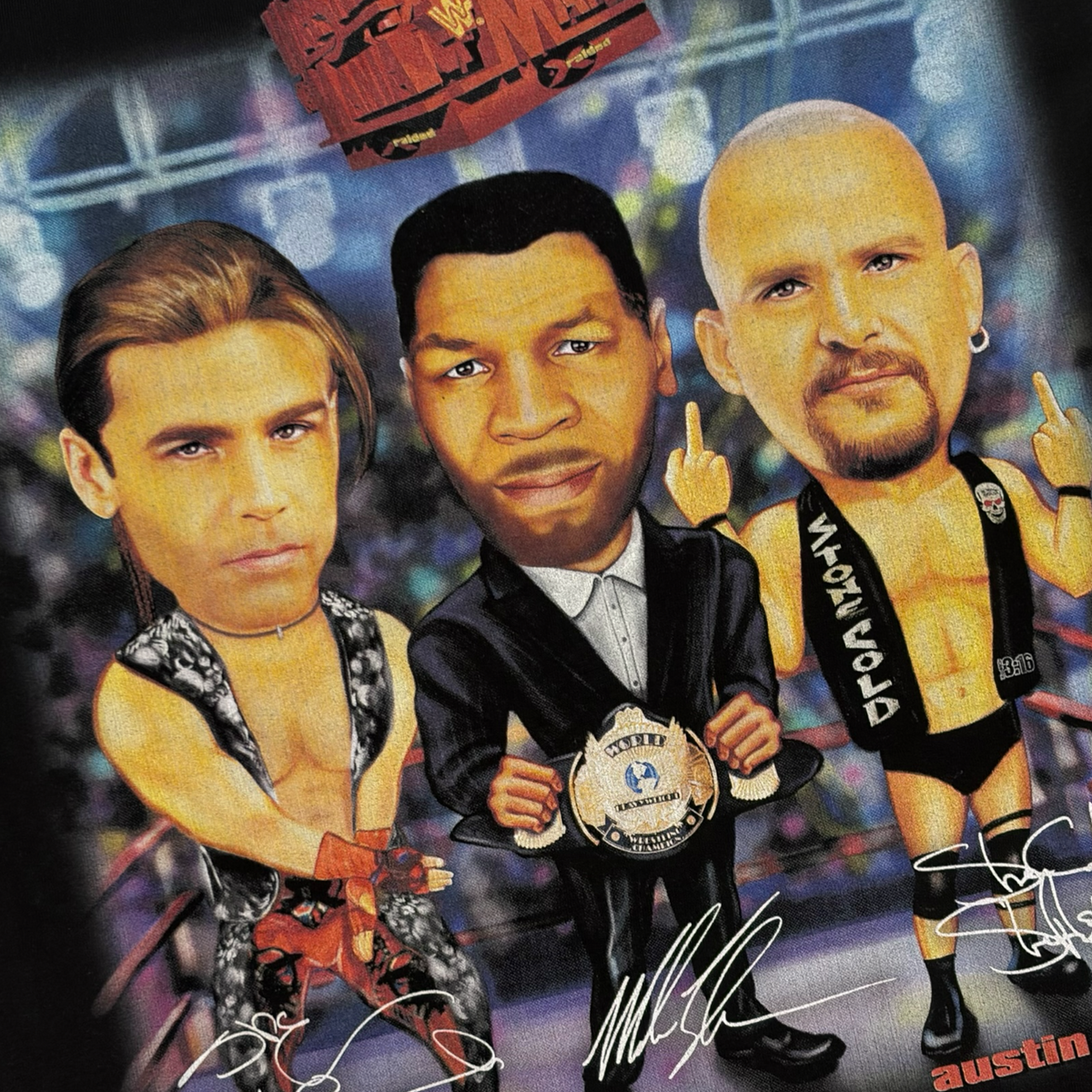 WWF | WRESTLEMANIA X GRAPHIC WRESTLING TEE (L)