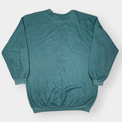 CAMEL | 90s VINTAGE KNITTED SWEATSHIRT (XL)