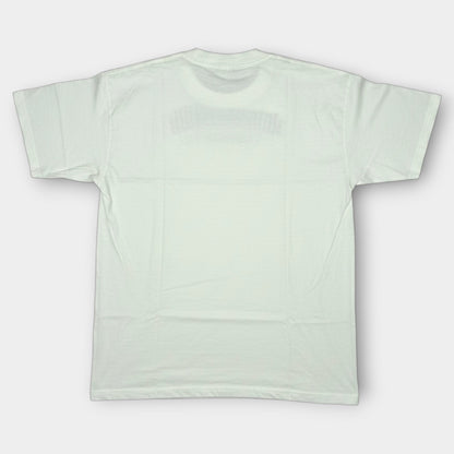 SCREEN STARS x ENGLAND | 1990s VINTAGE NATIONWIDE VINTAGE WHITE TEE (L)