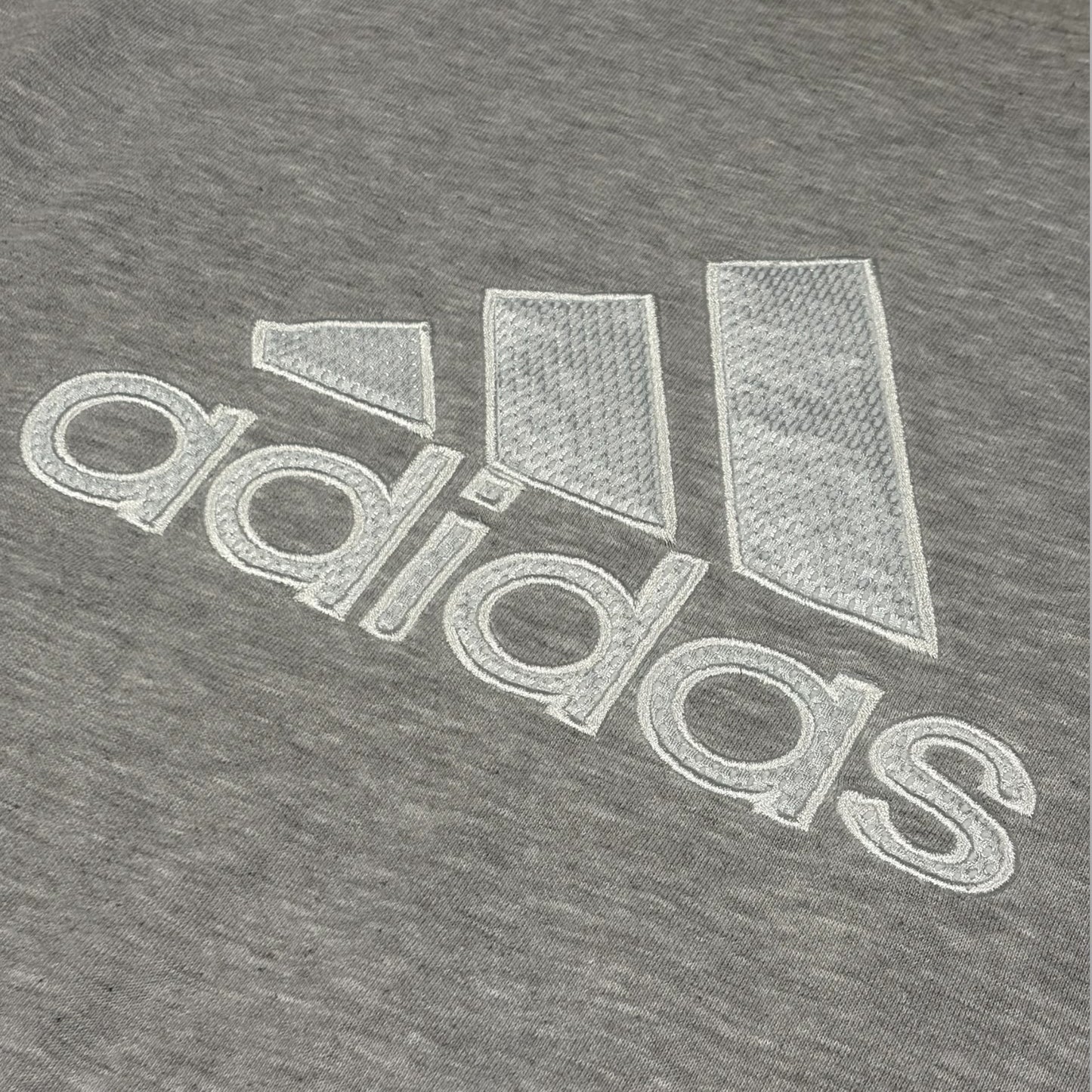 ADIDAS VINTAGE EMBROIDERED SPELLOUT SWEATSHIRT (XXL)