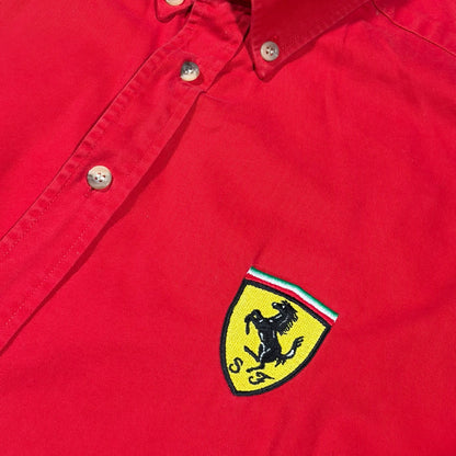 FERRARI 1990s VINTAGE RACING SHIRT (L)