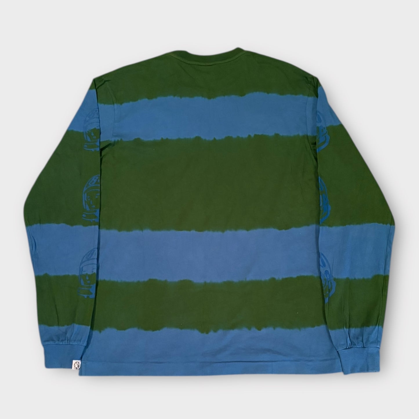 BILLIONAIRE BOYS CLUB | STRIPED BLEACH LONG SLEEVE T SHIRT (S)