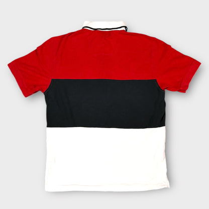 NAUTICA | VINTAGE COLOUR BLOCK POLO SHIRT (L)
