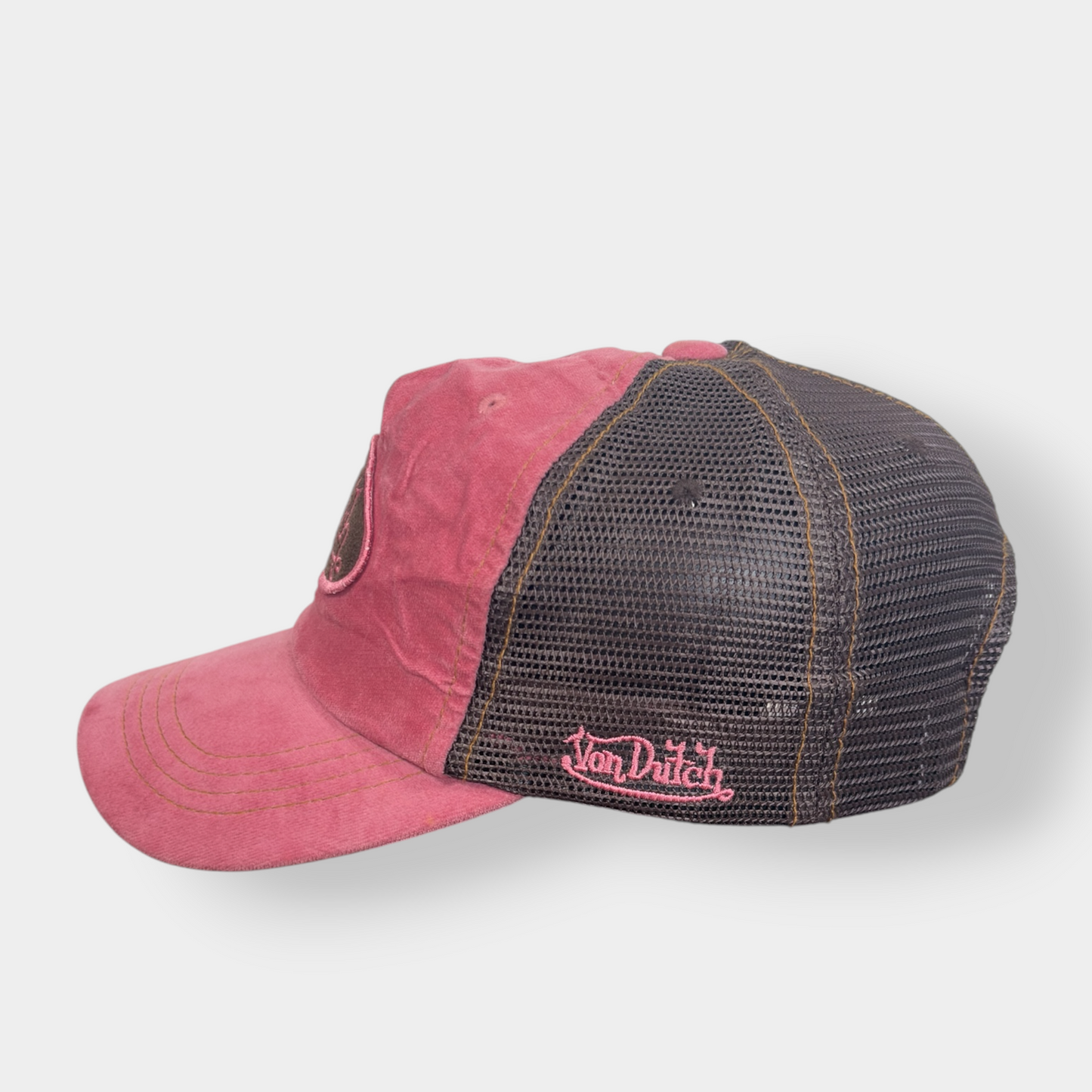 VON DUTCH | Y2K VINTAGE PINK TRUCKER CAP
