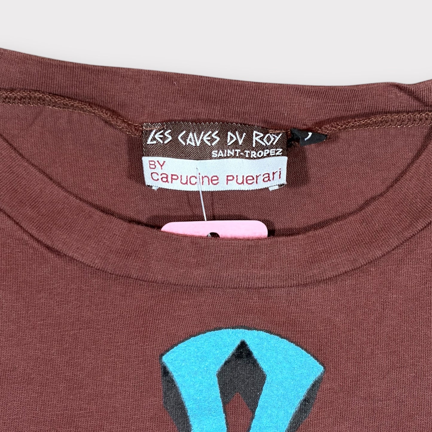 LES CAVES DU ROY ST TROPEZ 2000s GRAPHIC TEE (XS)